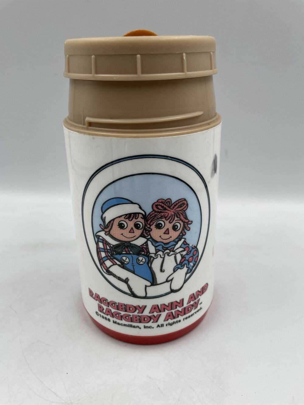 1988 Macmillan Inc. Alladin Thermos Raggedy Ann And Andy
